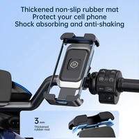 Blavec dviračio laikiklis BV-02 Velo vairui (BV02-HSB) sidabrinis-juodas