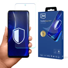 Hibridinis stiklas 3mk FlexibleGlass Pro Motorola Moto E15