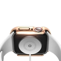 LCD apsauginis stikliukas/dėklas Dux Ducis Hamo Apple Watch 41mm rožinis
