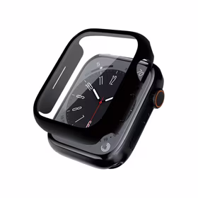 Crong Hybrid Watch dėklas - dėklas with Glass Apple Watch 41mm (juodas)