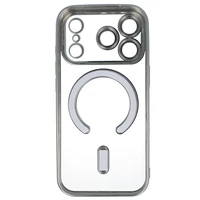 Metalinis Magsafe dėklas iPhone 17 Pro sidabrinis