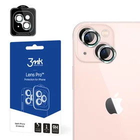 Kameros stiklas iPhone 13 mini 9H 3mk Objektyvo apsauga Pro serijos objektyvui - sidabrinis