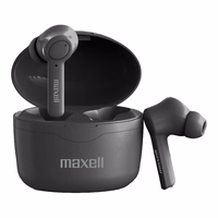 Maxell Bass 13 Sync Up belaidės Bluetooth ausinės su įkrovimo dėklu juodos spalvos