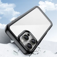 Outer Space dėklas telefonui su geliniu rėmeliu iPhone 16 Pro - juodas