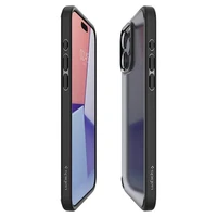 Spigen Ultra Hybrid dėklas telefonui iPhone 15 Pro Max - Skaidrus juodas
