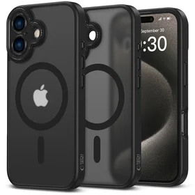 Tech-Protect MagCam Magnetinis iPhone 16 dėklas - pusiau permatomas
