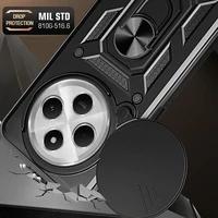 Tech-Protect CamShield Pro dėklas telefonui Xiaomi Redmi 14C / Poco C75 - juodas