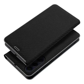Dėklas telefonui LUNA Book Carbon for SAMSUNG A33 5G - juodas (m)