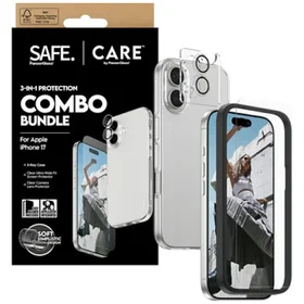 CARE by PanzerGlass madingas rinkinys 3in1 dėklas + stiklas + lęšis iPhone 17