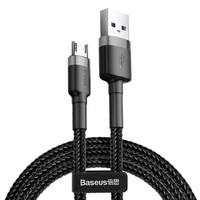 Baseus kabelis Cafule USB - micro USB 3,0m 2A pilkas-juodas