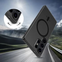 Tech-Protect MagSlim Magnetinis dėklas telefonui Samsung Galaxy S25 Ultra - Juodas