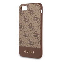 Guess 4G Stripe Collection dėklas telefonui iPhone 7 / 8 / SE 2020 / SE 2022 - Rudas