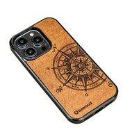 Bewood Traveler Merbau medinis dėklas telefonui iPhone 15 Pro