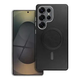 GENTLEMAN MAG COVER Dėklas telefonui, suderinamas su MagSafe SAMSUNG A56, juodas