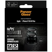 PanzerGlass Hoops Ceramic II grūdinto stiklo objektyvo apsauginis stiklas iPhone 16 / 16 Plus / 17