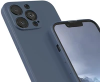 Dėklas Liquid Silicone 1.5mm Xiaomi Redmi Note 13 Pro Plus 5G tamsiai mėlynas