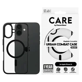CARE by PanzerGlass Flagship Urban dėklas telefonui iPhone 16 6.1" Magnetinis 1357