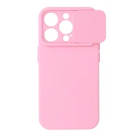 Camshield Soft dėklas telefonui Iphone 15 Pro Max šviesiai rožinė