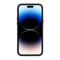 Tel Protect magnetinis skaidrus dėklas telefonui Iphone 12 Pro Max juodas