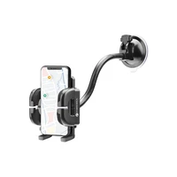 FORCELL F-GRIP Regular 27 cm automobilio laikiklis priekinio stiklo / prietaisų skydelio / oro angai juodas