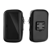 Motociklo laikiklis mobiliajam telefonui atsparus vandeniui su užtrauktuku (6,4" - 8") juodas