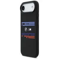 BMW M Silicon Horizontal Line MagSafe deklas iPhone Air - juodas