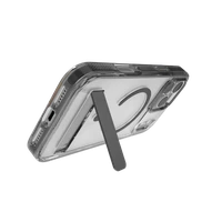 ZAGG Santa Cruz Snap KS Magnetinis dėklas telefonui su stovu iPhone 17 Pro Max – skaidrus ir juodas