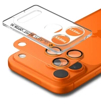 Spigen Optik Pro XL kameros objektyvo stiklas iPhone 17 Pro Max - Oranzinis