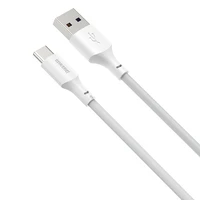 Baseus kabelis Simple Wisdom USB - USB-C 1,5 m 5A baltas 2 vnt.