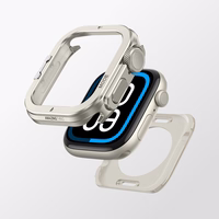 AmazingThing Titan Pro Metal Dėklas Apple Watch 11 46mm Aluminum - Titanium