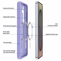 Dėklas Dux Ducis Yind MagSafe Samsung S942 S26 violetinis