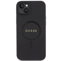 Guess GUHMP15MPSAHMCK iPhone 15 Plus 6.7" juodas/juodas kietas dėklas Saffiano MagSafe