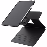 Uniq Rovus Snapmount Magnetinis 360 Sukamas Nuimamas dėklas iPad Air 13" 2024 / 2025 - juodas