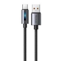 "Mcdodo CA-5180" 1,2 m ilgio USB-A ir USB-C kabelis (juodas)