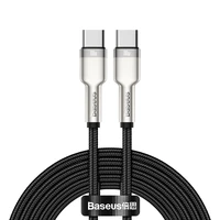 Baseus kabelis Cafule Metal PD USB-C - USB-C 2,0 m juodas 100W