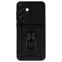 Dėklas telefonui Slide Camera Armor Samsung Galaxy S25 juodas