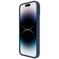Nillkin CamShield Silky Silikoninis dėklas iPhone 14 Pro dėklas su kameros apsauga mėlynas