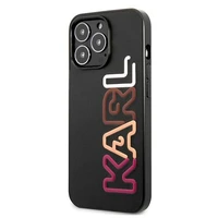 Dėklas telefonui Karl Lagerfeld Multipink Brand iPhone 13 Pro / iPhone 13 - juodas