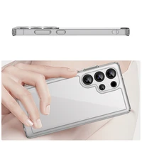 Dėklas telefonui (m) su gelio rėmeliu Samsung Galaxy S25 Ultra - skaidrus (m)