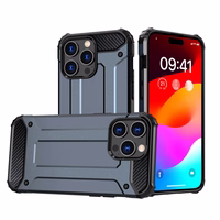 iPhone 15 Pro Max Hybrid Armor dėklas - mėlynas