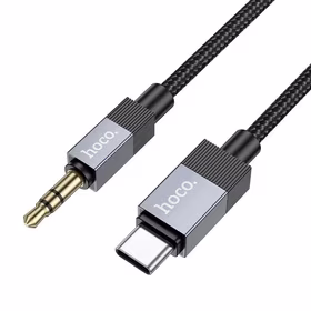 Audio adapteris Hoco (UPA32B) USB-C į 3,5mm(p) juodas (1M)