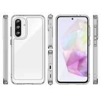 Kosmoso dėklas Samsung Galaxy A26 su lanksčiu rėmu - permatomas