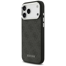 Guess 4G Classic Logo Magnetinis dėklas telefonui iPhone 17 Pro Max - juodas