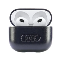 Audi odinis dėklas su dideliu logotipu AirPods 3 - juodas