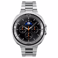 Spigen Bezel Tune Pro Pilot dangtelis Samsung Galaxy Watch 8 Classic 46mm sidabrinis