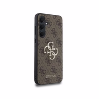 Guess 4G Big Metal Logo dėklas telefonui Samsung Galaxy A35 - rudas