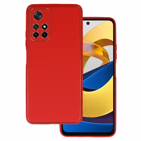 TEL PROTECT Luxury dėklas telefonui Xiaomi Redmi Note 11 5G/Note 11S 5G/Poco M4 Pro 5G raudonas