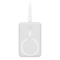 Išorinė baterija Baseus Magnetinė Mini 10000mAh, Lightning 20W MagSafe (balta)