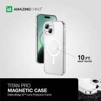 Amazing Thing Titan Pro Magnetinis dėklas telefonui 10FT IP156.7TMCL Iphone 15 Plus skaidrus