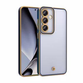 Silky Gold dėklas telefonui Oppo Reno 13F 5G (Global) / 13FS 5G mėlynas